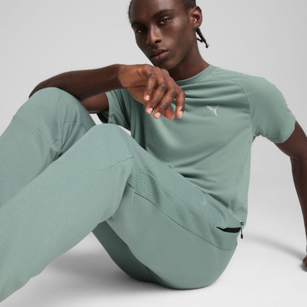 EVOSTRIPE Pants Men, Green Moon, large-ZAF
