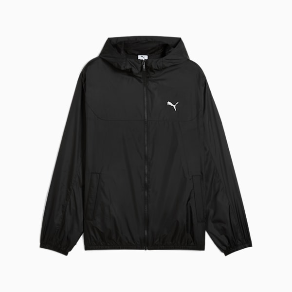 Campera rompeviento Essentials Regular para hombre, PUMA Black, large-ARG
