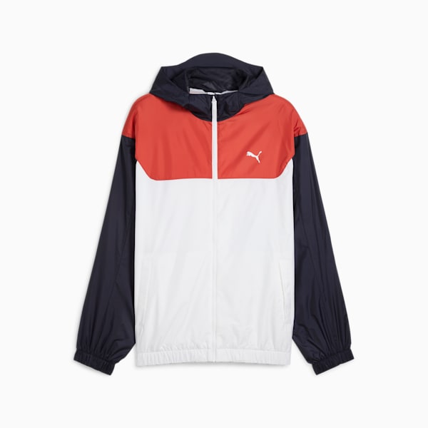 Campera rompeviento Essentials Relaxed para hombre, PUMA White, large-ARG