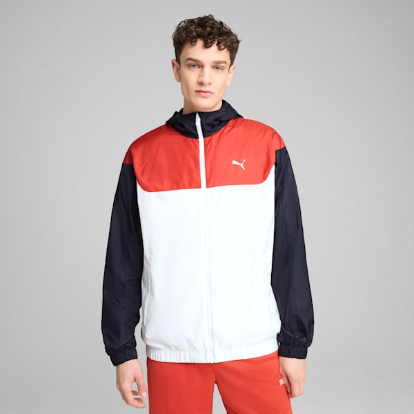 Campera rompeviento Essentials Relaxed para hombre, PUMA White, large-ARG