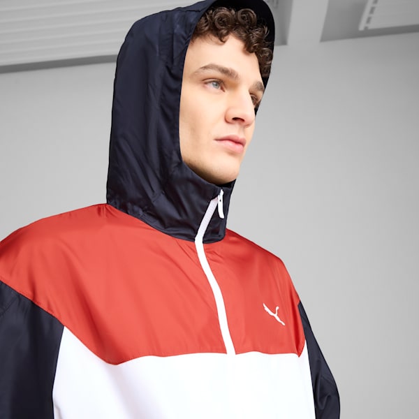 Campera rompeviento Essentials Relaxed para hombre, PUMA White, large-ARG