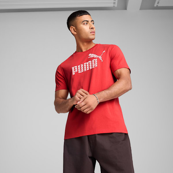 PUMA United Tee Men, Red Fire, large-ZAF
