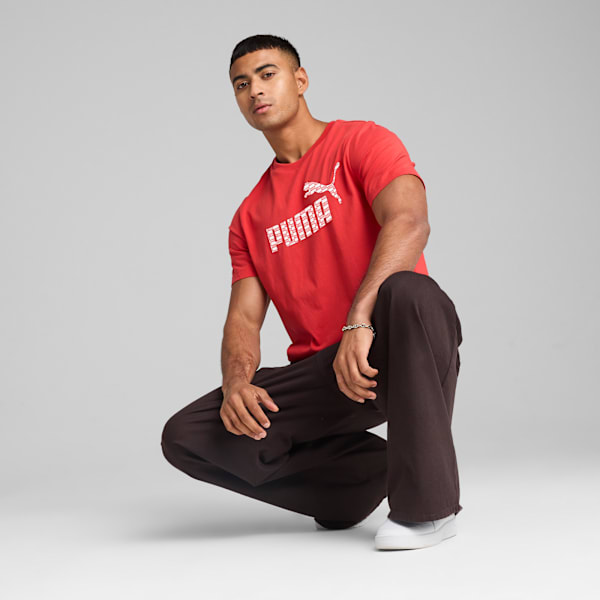 PUMA United Tee Men, Red Fire, large-ZAF