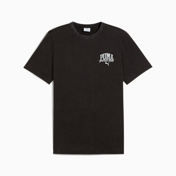 PUMA Class Washed Tee Men, PUMA Black, large-ZAF