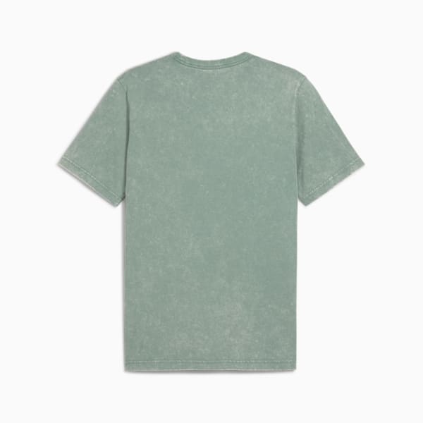 PUMA Class Washed Tee Men, Green Moon, large-ZAF