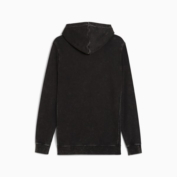 PUMA Class Washed Hoodie Men, PUMA Black, large-MEX