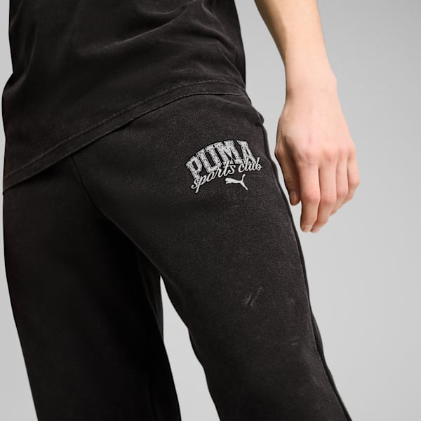 PUMA Class Washed Sweatpants Men, PUMA Black, large-MEX
