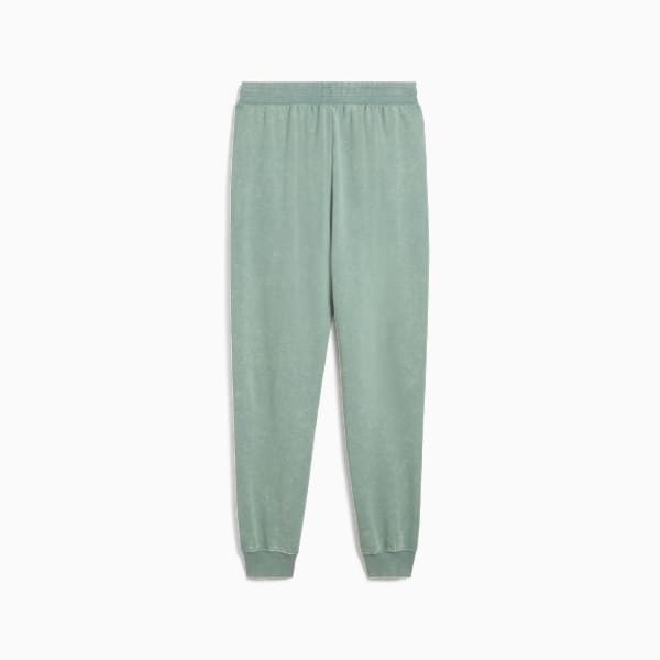 PUMA Class Washed Sweatpants Men, Green Moon, large-MEX