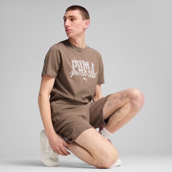 PUMA Class Graphic Tee Men, Totally Taupe, large-ZAF