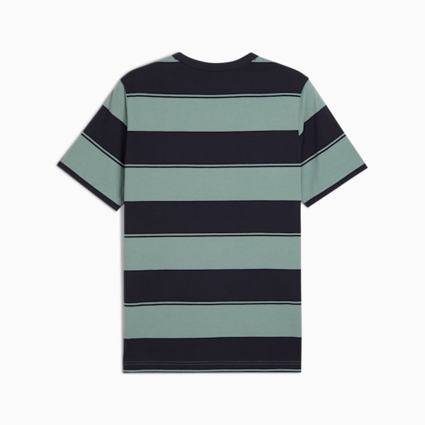 Remera rayada PUMA Class para hombre, Green Moon, large-ARG
