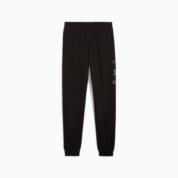 Jogging Essentials Logo Lab Execution para hombre, PUMA Black, large-ARG