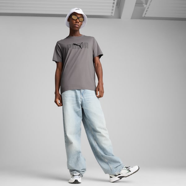Remera Essentials Logo Lab para hombre, Cast Iron, large-ARG