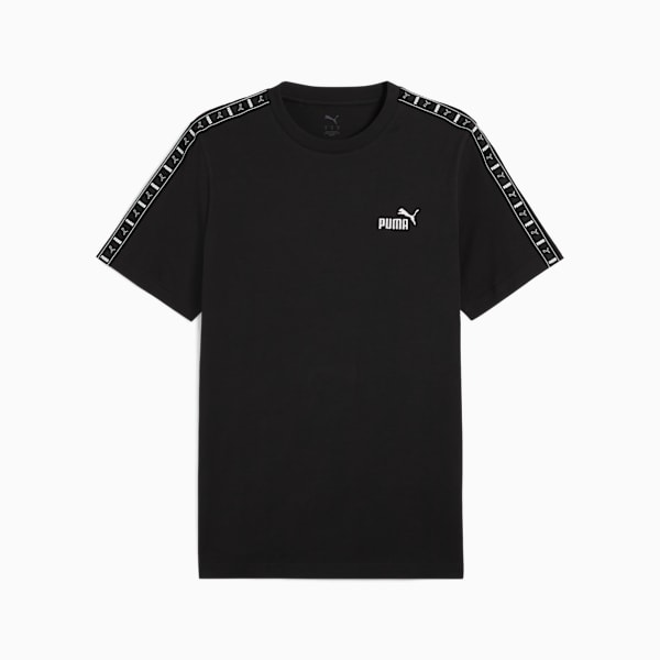 Essentials Tape Tee Men, PUMA Black, large-MEX