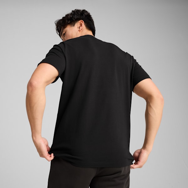 Essentials Tape Tee Men, PUMA Black, large-MEX