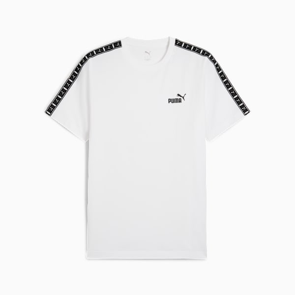 Camiseta Essentials Tape Hombre, PUMA White, large-MEX