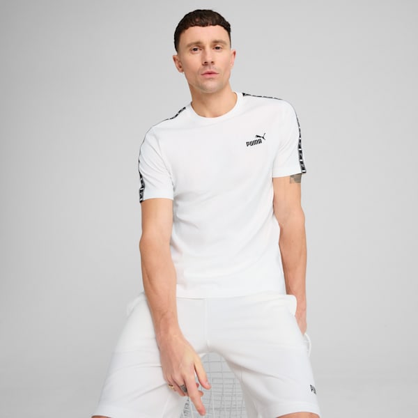 Remera Essentials Tape para hombre, PUMA White, large-ARG