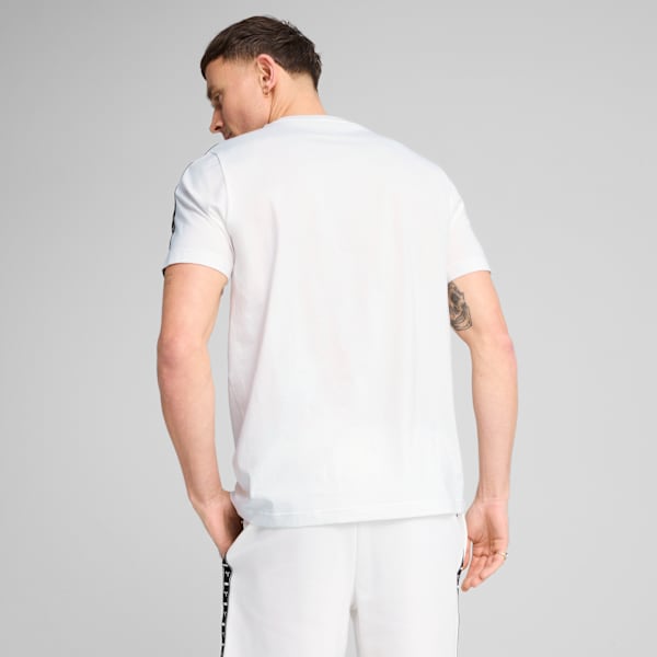 Camiseta Essentials Tape Hombre, PUMA White, large-MEX