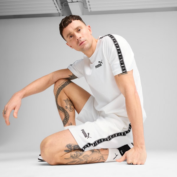 Camiseta Essentials Tape Hombre, PUMA White, large-MEX