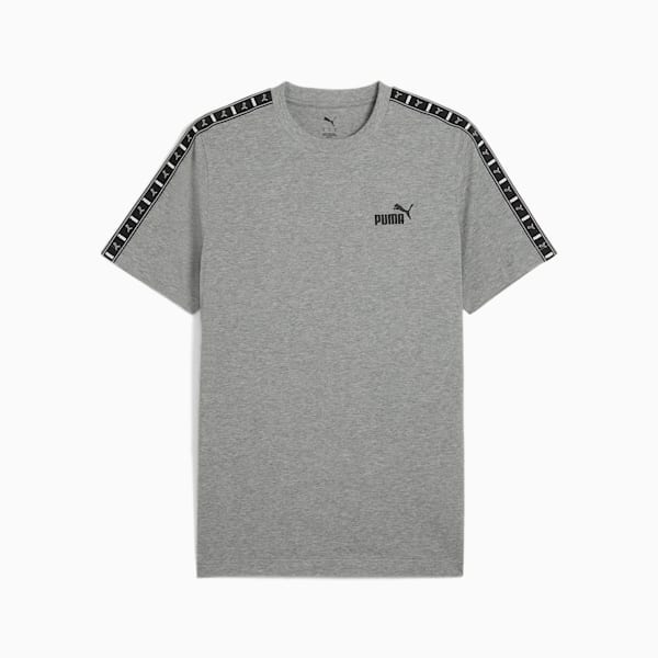 Remera Essentials Tape para hombre, Medium Gray Heather, large-ARG