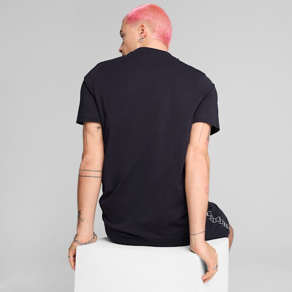 Remera Essentials Tape para hombre, New Navy, large-ARG
