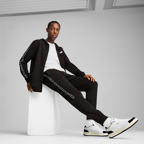 Pantalones de chándal Essentials Tape para hombre, PUMA Black, large-ARG
