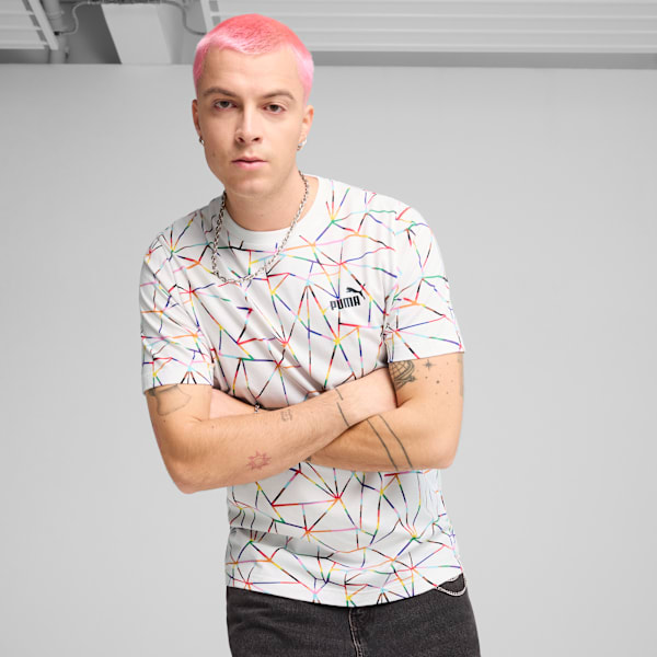 Love United Tee Men, PUMA White, large-MEX