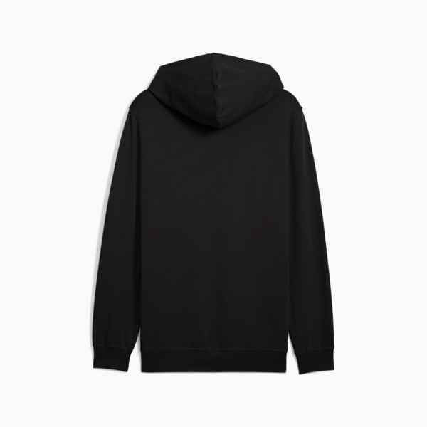 Essentials Elevated Hoodie Men, PUMA Black, large-MEX