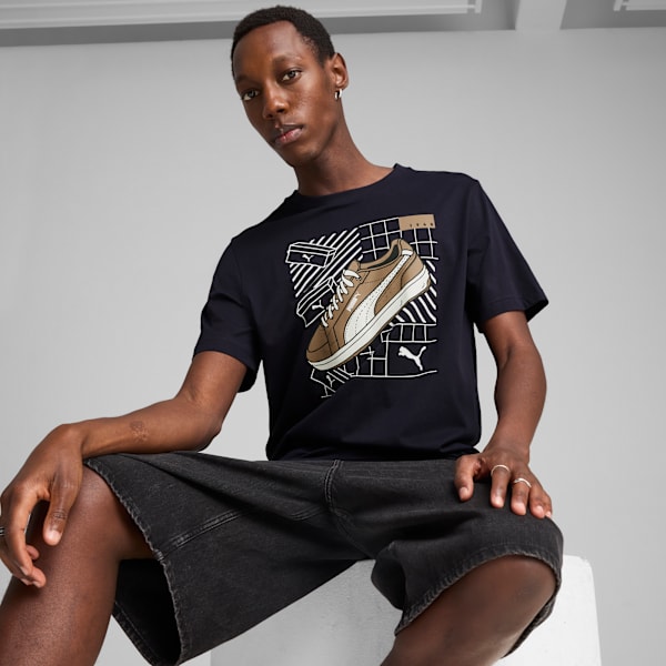 Remera Graphics Sneaker para hombre, New Navy, large-ARG