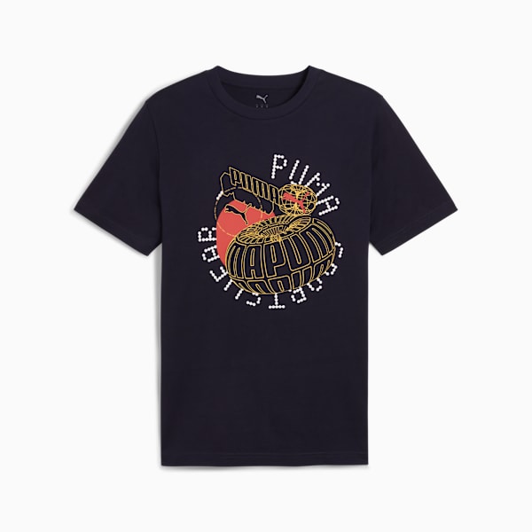 Remera Graphics Execution para hombre, New Navy, large-ARG