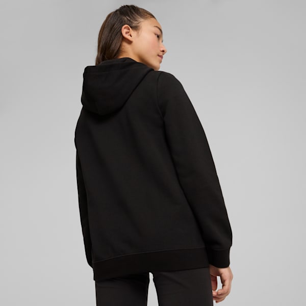 Sudadera con capucha con logo ESS No. 1 para jóvenes, PUMA Black, large-MEX