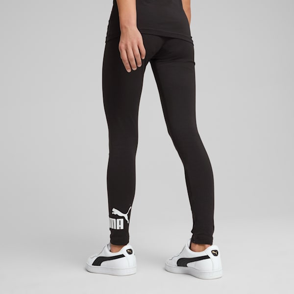 ESS No. 1 Logo Leggings Youth, PUMA Black, large-ZAF