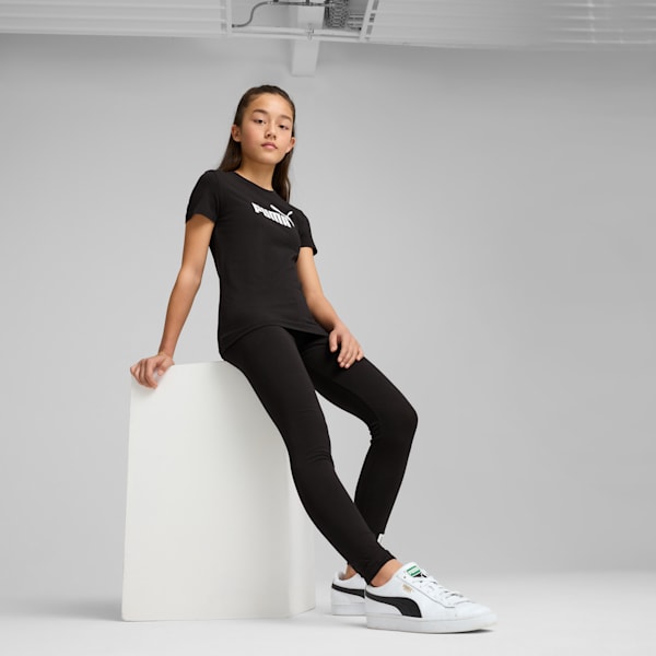 ESS No. 1 Logo Leggings Youth, PUMA Black, large-ZAF
