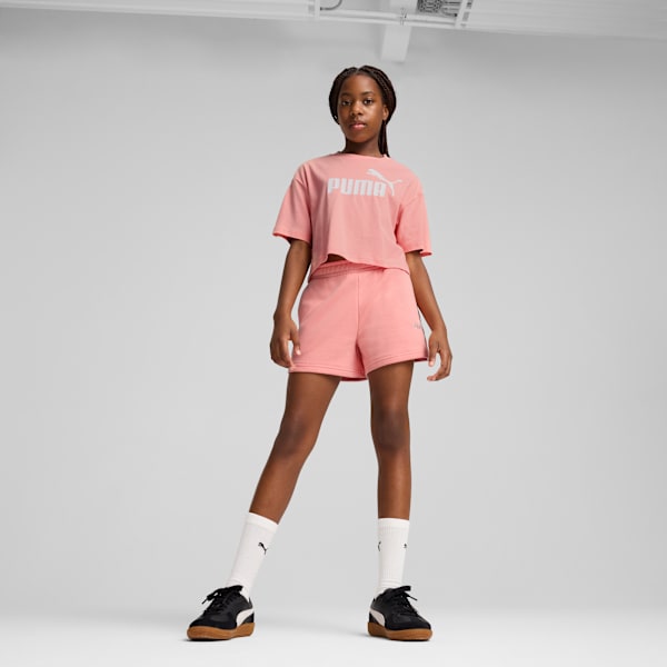 Shorts Essentials Small No. 1 Logo para adolescentes, Pink Fruit, large-MEX