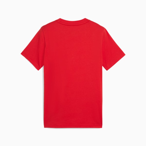 Essentials Cat Logo Tee Youth, For All Time Red, large-MEX