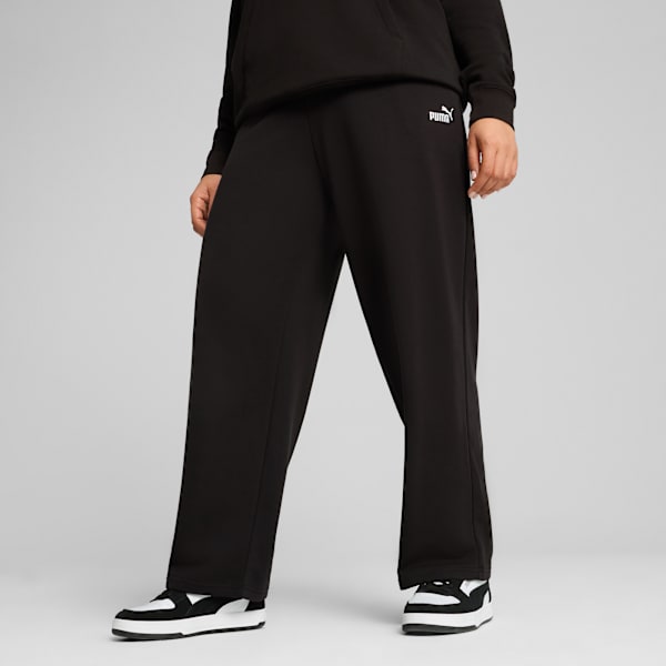 Pantalones Essentials Small No. 1 Logo Comfort para mujer, PUMA Black, large-ARG