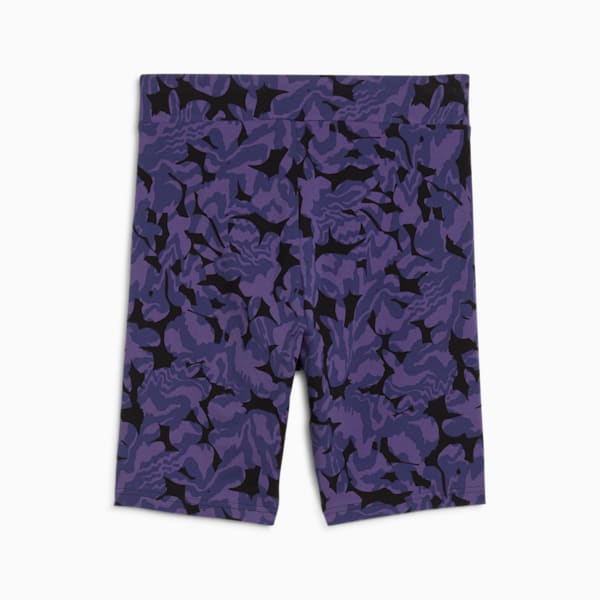 ESS NATURE 2.0 High-Waist 7" Short Leggings Women, Blue Crystal, large-ZAF