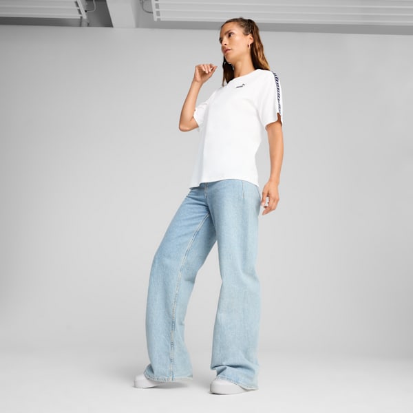 Playera holgada Essentials para mujer, PUMA White, large-MEX