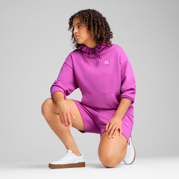 Sudadera con capucha Essentials ELEVATED Comfort para mujer, Wild Berry, large-MEX