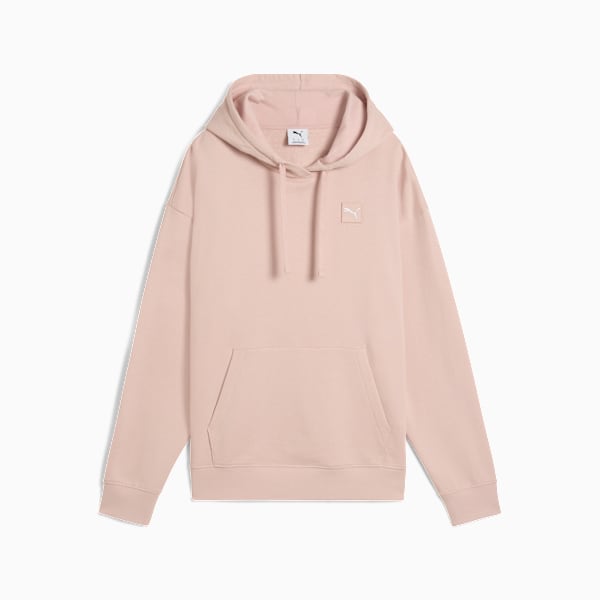 ESS ELEVATED Comfort Hoodie Women, Rose Quartz, large-MEX