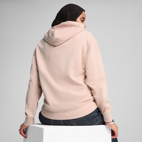 ESS ELEVATED Comfort Hoodie Women, Rose Quartz, large-MEX