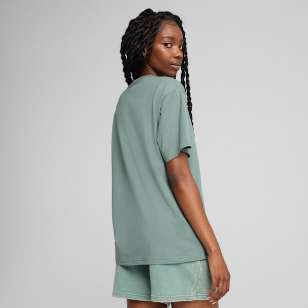 Remera holgada PUMA Class para mujer, Green Moon, large-ARG