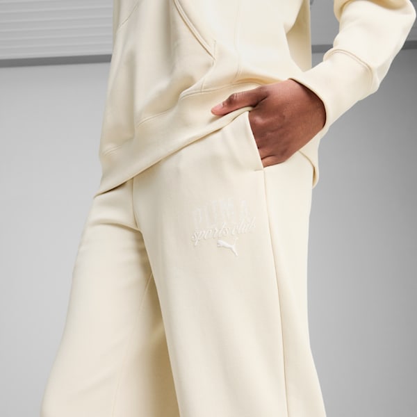 PUMA CLASS Comfort Sweatpants Women, Alpine Snow, large-ZAF