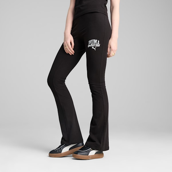 PUMA CLASS High-Waist Flared Leggings Women, PUMA Black, large-ZAF