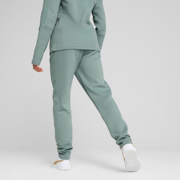 EVOSTRIPE Sweatpants Women, Green Moon, large-ZAF
