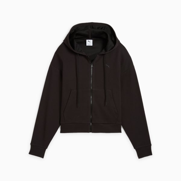Campera corta HER para mujer, PUMA Black, large-ARG