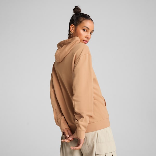 Buzo holgado con capucha HER para mujer, Warm Beige, large-ARG