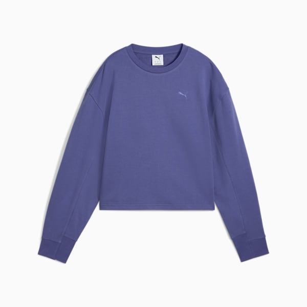 Sudadera holgada HER para mujer, Blue Crystal, large-MEX