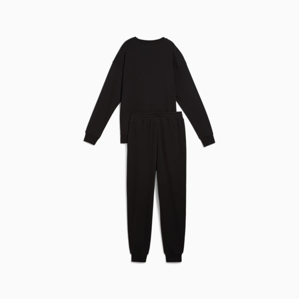 Relaxed Sweat Suit Women, PUMA Black, large-ZAF