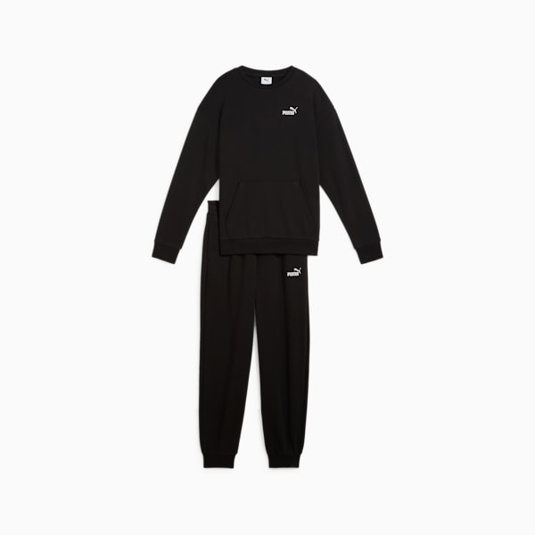 Relaxed Sweat Suit Women, PUMA Black, large-ZAF