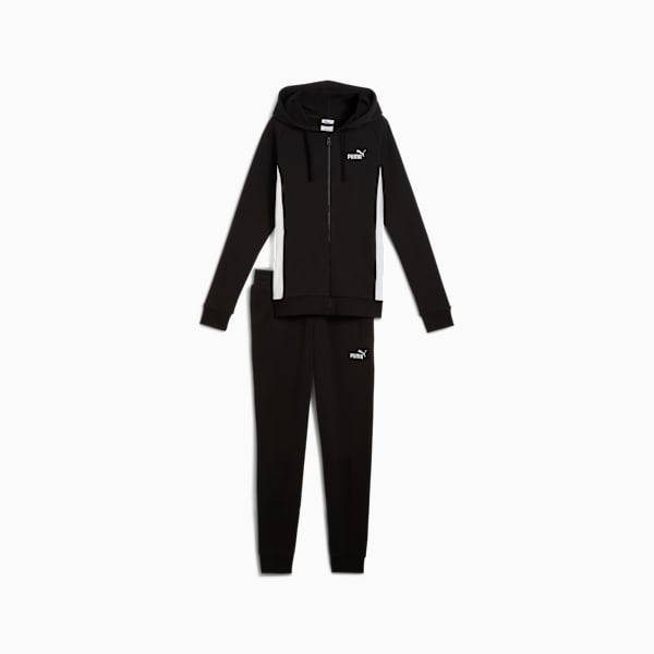 Hooded Sweat Suit Women, PUMA Black, large-MEX